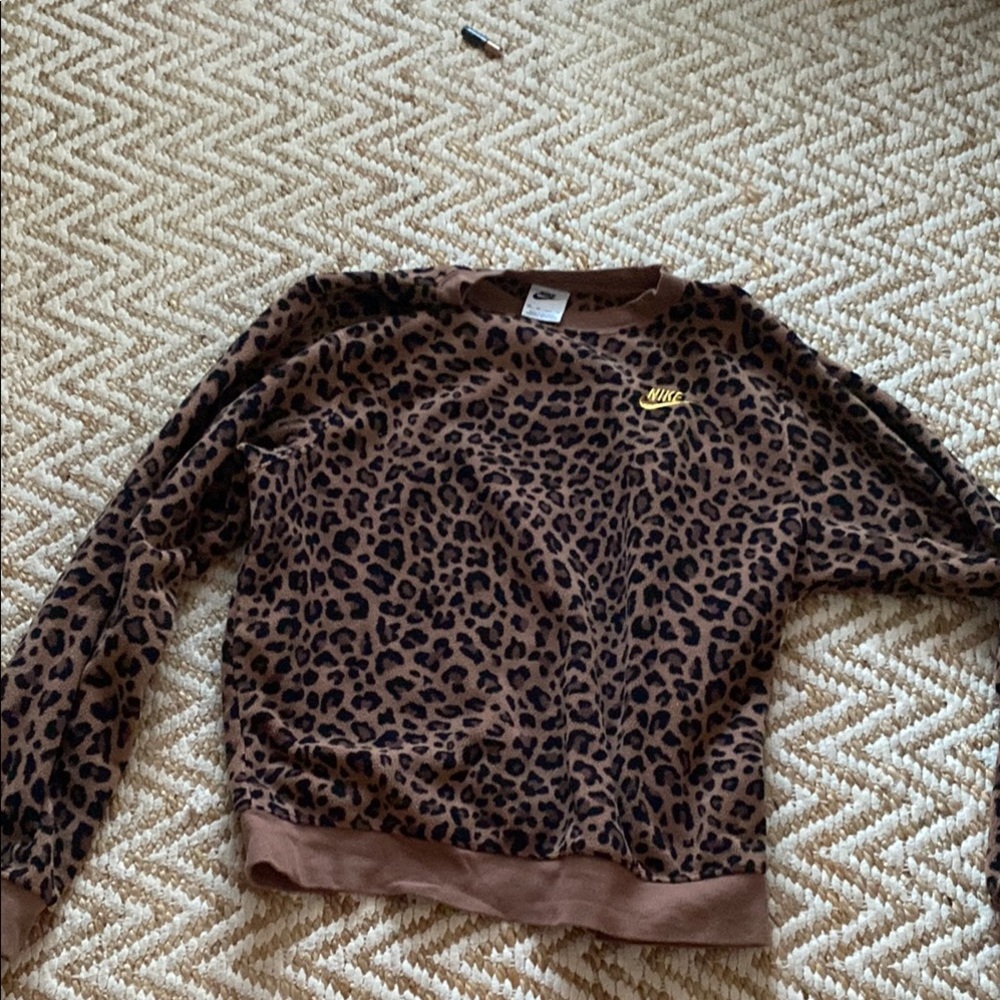 Nike Leopard Print Sweatshirt